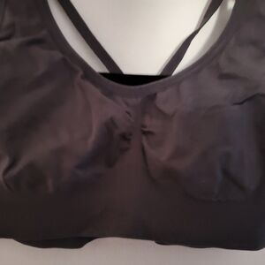 Gray Sports Bra